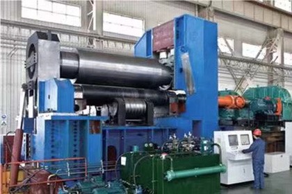 W11X水平下调式三辊卷板机