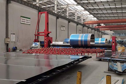 W11S-10X6000挂车用卷板机