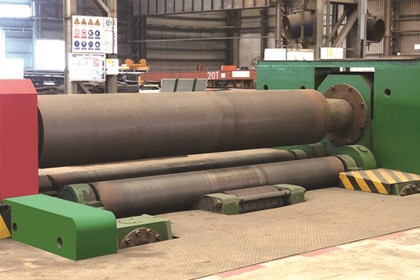 W11X-50X4000水平下调式卷板机